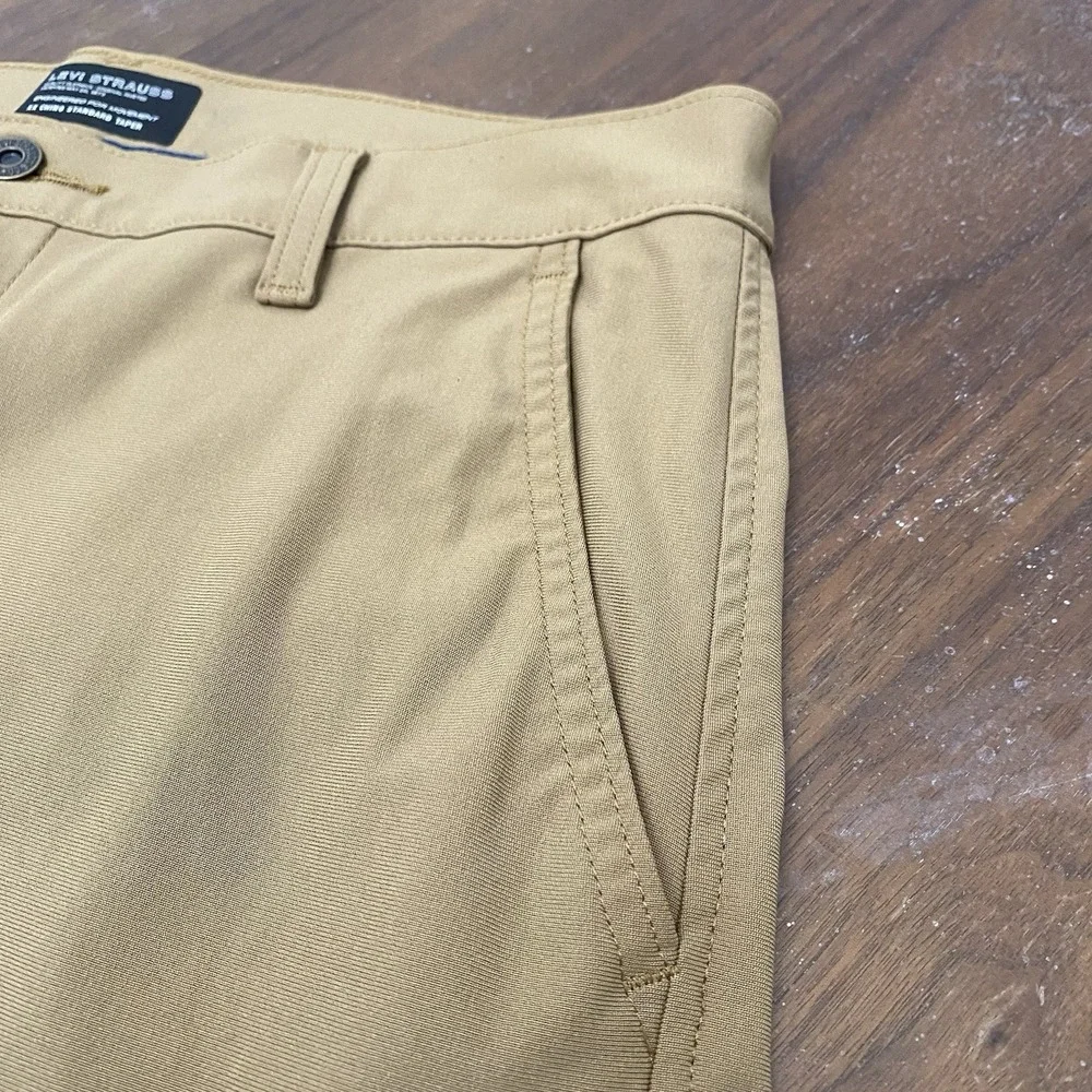 Levis XX Chino Standard Taper Pants Mens 32x30 Khaki Tan